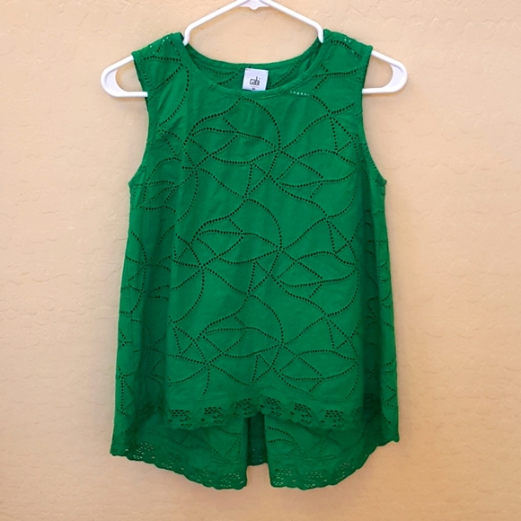 CAbi Emerald green blouse/tunic - Picture 2 of 6
